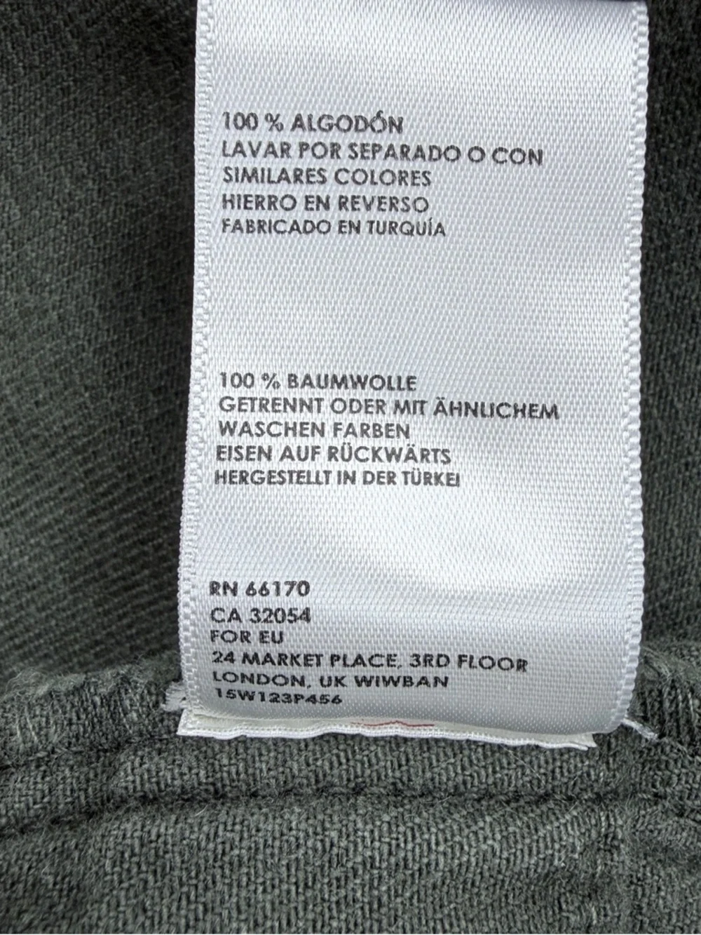 Urban Outfitters Olive Cropped Button-Front Jean Jacket